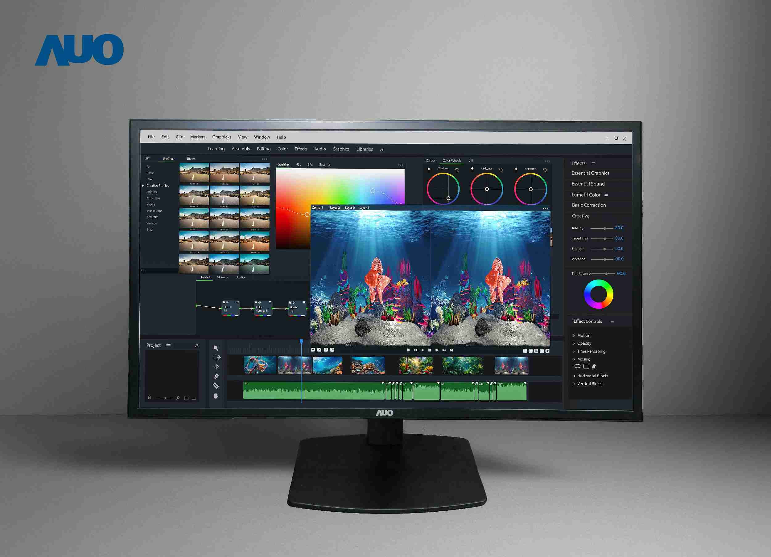 巨星国际开发32吋2D/3D专业桌上型显示器，，，拥有8K4K超高分辨率，，，，并以低串扰算法优化3D显示效果，，，，搭载自动眼球追踪功能，，，，能实时调整3D图像，，，，进行实时2D与3D无缝共存窗口，，提供图像设计工作者突破二维接口的崭新工作氛围与效率